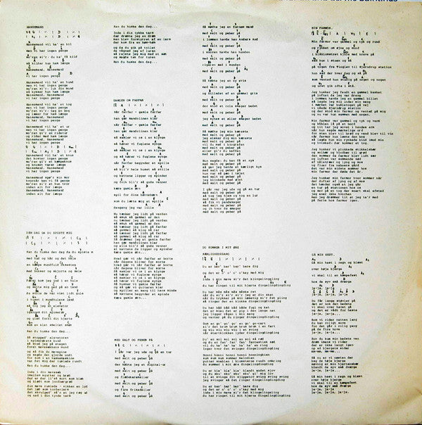 Bjarne Jes Hansen : Med Salt Og Peber På (LP, Album)