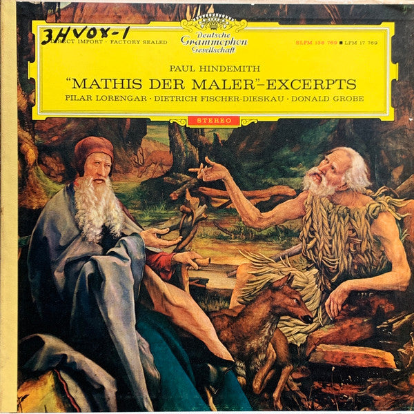 Paul Hindemith / Pilar Lorengar • Dietrich Fischer-Dieskau • Donald Grobe : "Mathis Der Maler" - Excerpts (LP, Album)