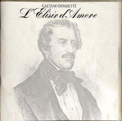 Gaetano Donizetti - Ileana Cotrubas, Placido Domingo, Geraint Evans, Ingvar Wixell, Orchestra Of The Royal Opera House, Covent Garden & Chorus Of The Royal Opera House, Covent Garden, John Pritchard : L'Elisir d'Amore (2xLP, Album + Box)