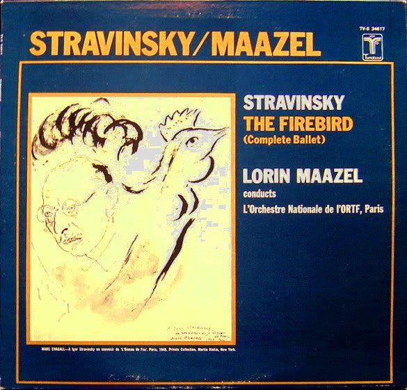 Igor Stravinsky / Lorin Maazel, Orchestre National De France : The Firebird (Complete Ballet In Two Tableaux) (LP, Album)