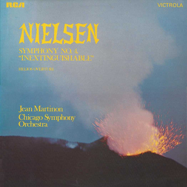 Carl Nielsen, Jean Martinon, Chicago Symphony Orchestra : Symphony No. 4 "Inextinguishable" / Helios Overture (LP, RE)