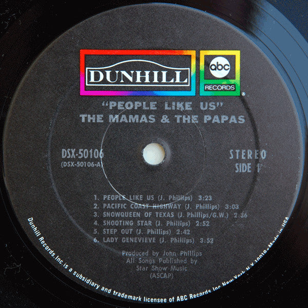 The Mamas & The Papas : People Like Us (LP, Album, Sup)