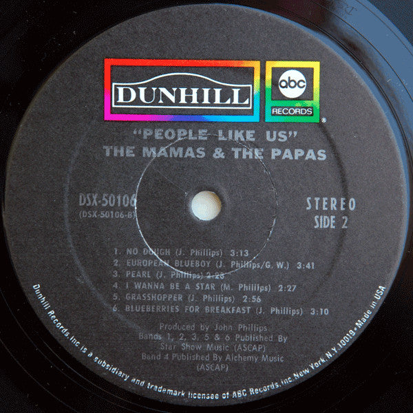 The Mamas & The Papas : People Like Us (LP, Album, Sup)