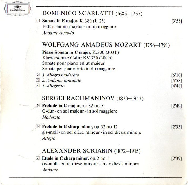 Vladimir Horowitz : Horowitz In Moscow (CD, Album)