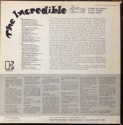 The Incredible String Band : The Incredible String Band (LP, Album)