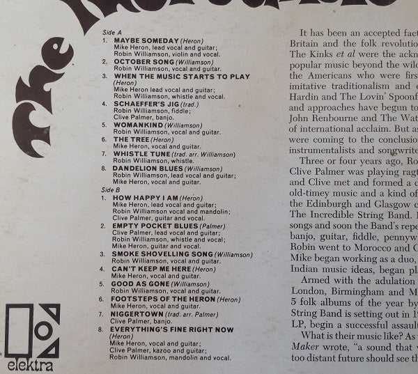 The Incredible String Band : The Incredible String Band (LP, Album)