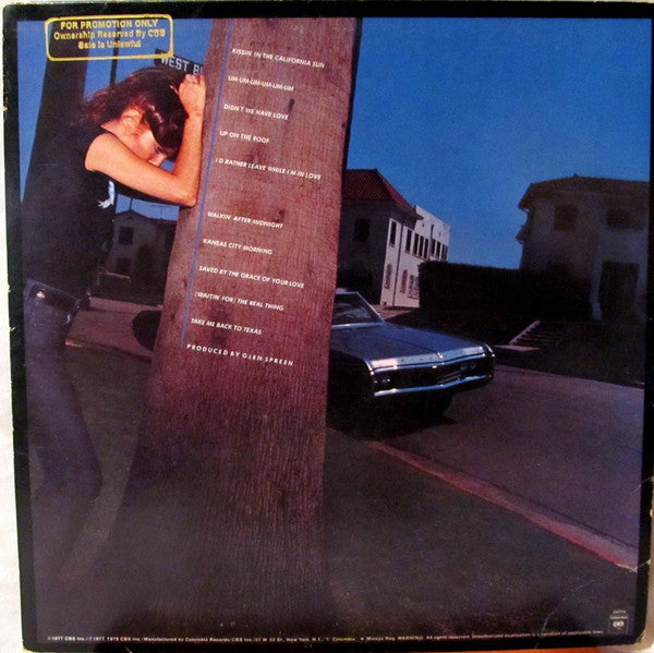 Katy Moffatt : Kissin' In The California Sun (LP, Album, Promo)