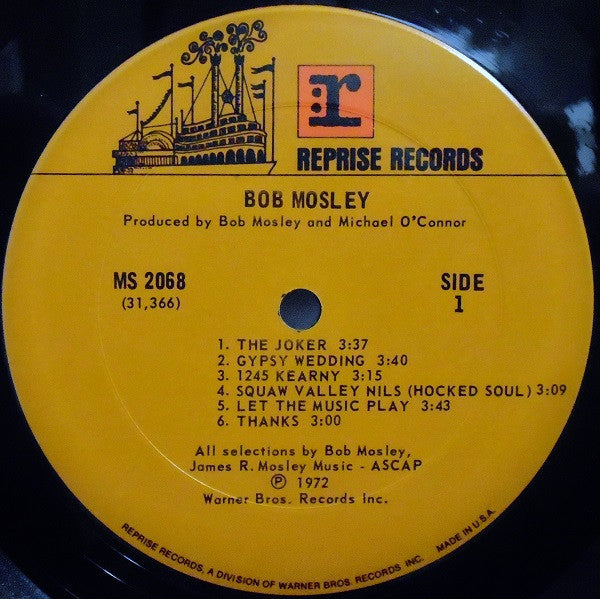 Bob Mosley : Bob Mosley (LP, Album)