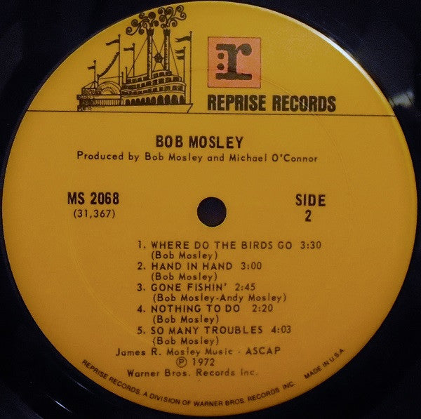 Bob Mosley : Bob Mosley (LP, Album)