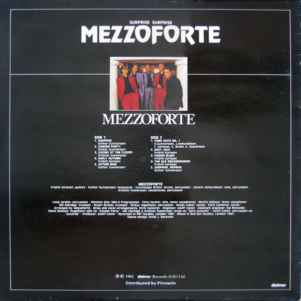 Mezzoforte : Surprise Surprise (LP, Album)