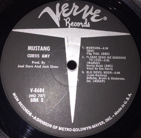 Curtis Amy : Mustang (LP, Album, Mono)