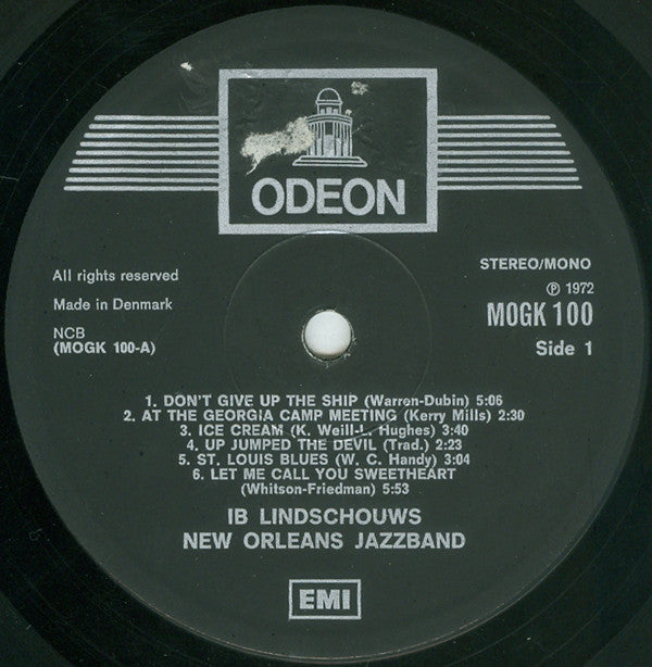 Ib Lindschouws New Orleans Jazzband : Don't Give Up The Ship (LP, Album)