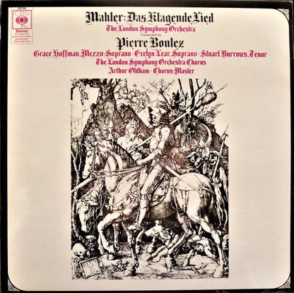 Gustav Mahler - London Symphony Orchestra, Pierre Boulez - Grace Hoffman, Evelyn Lear, Stuart Burrows - London Symphony Chorus, Arthur Oldham : Das Klagende Lied (LP)