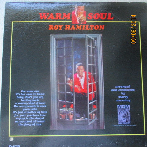 Roy Hamilton (5) : Warm Soul (LP, Album, Mono)