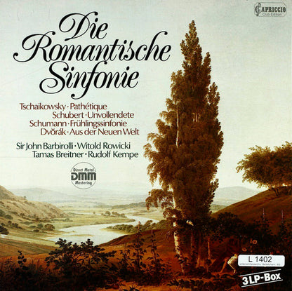 Pyotr Ilyich Tchaikovsky, Franz Schubert, Robert Schumann, Antonín Dvořák - Sir John Barbirolli, Witold Rowicki, Tamas Breitner, Rudolf Kempe : Die Romantische Sinfonie (3xLP + Box, Comp, Club)