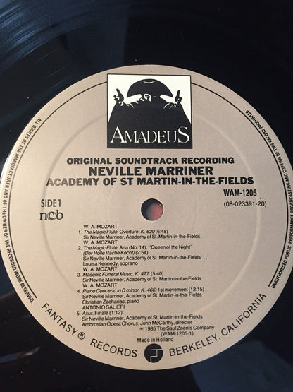 Sir Neville Marriner, The Academy Of St. Martin-in-the-Fields : Amadeus (More Music From The Original Soundtrack Of The Film) (LP, Gat)