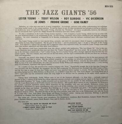 The Jazz Giants '56 : The Jazz Giants '56 (LP, Album, Mono)