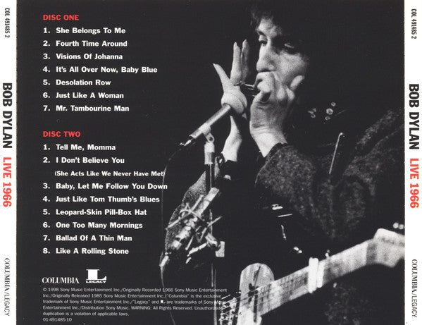 Bob Dylan : Live 1966 (The "Royal Albert Hall" Concert) (2xCD, Album)