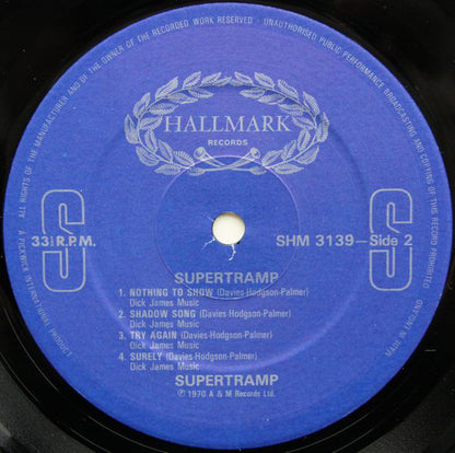 Supertramp : Supertramp (LP, Album, RE)