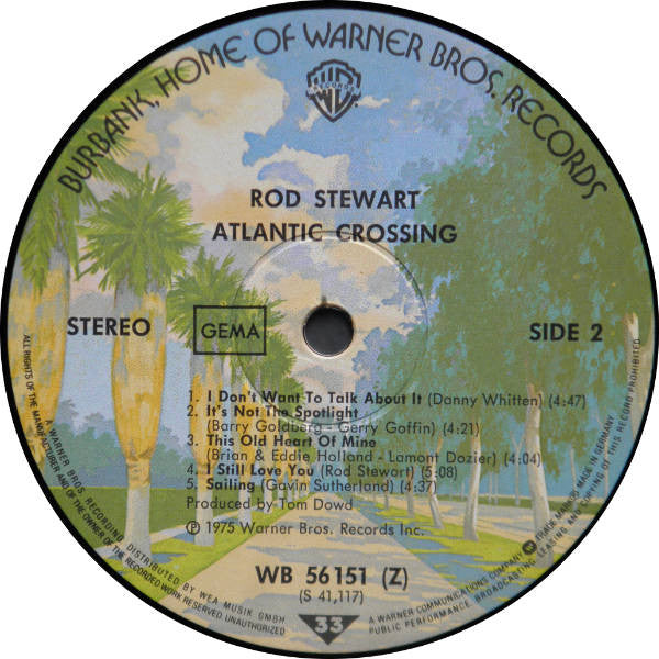 Rod Stewart : Atlantic Crossing (LP, Album, Gat)