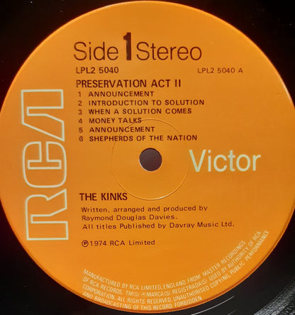 The Kinks : Preservation Act 2 (2xLP, Album)