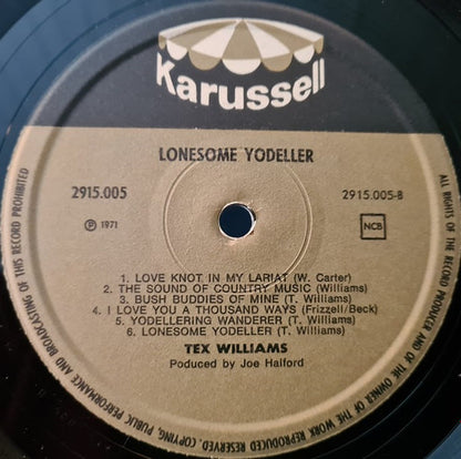 Tex Williams (2) : Lonesome Yodeller (LP)