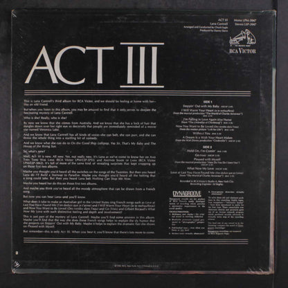 Lana Cantrell : Act III (LP)