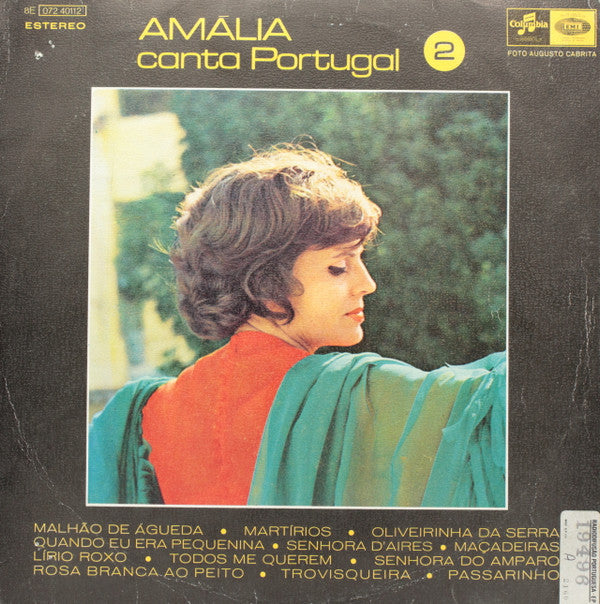 Amália Rodrigues : Amalia Canta Portugal 2 (LP, Album)