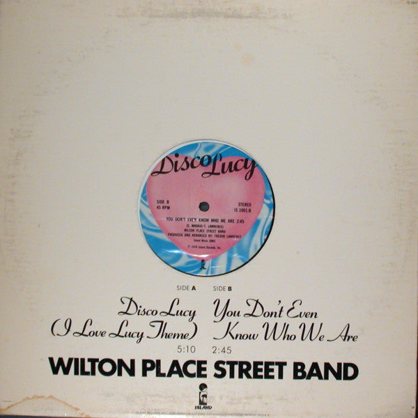 Wilton Place Street Band : Disco Lucy (I Love Lucy Theme) (12")