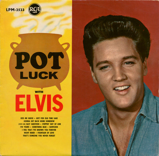 Elvis Presley : Pot Luck (LP, Album, Mono)