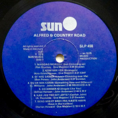 Alfred Hansen & Country Road (2) : Alfred & Country Road (LP)