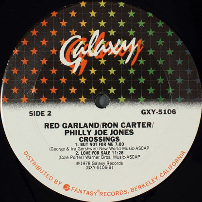 Red Garland / Ron Carter / "Philly" Joe Jones : Crossings (LP, Album)