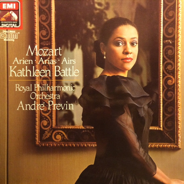 Kathleen Battle, Wolfgang Amadeus Mozart - Royal Philharmonic Orchestra, André Previn : Arien = Arias = Airs (LP, Album, DMM)