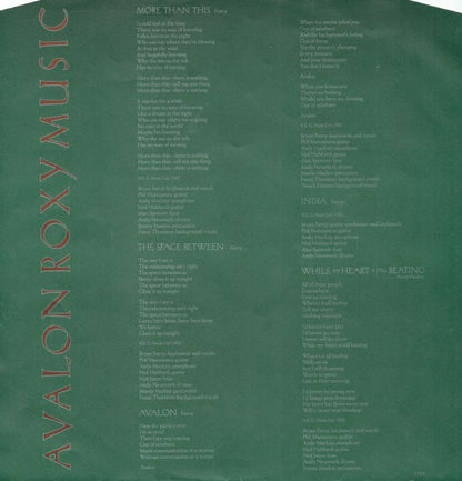 Roxy Music : Avalon (LP, Album)