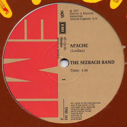 The Seebach Band : Apache / Bubble Sex (12", Single)