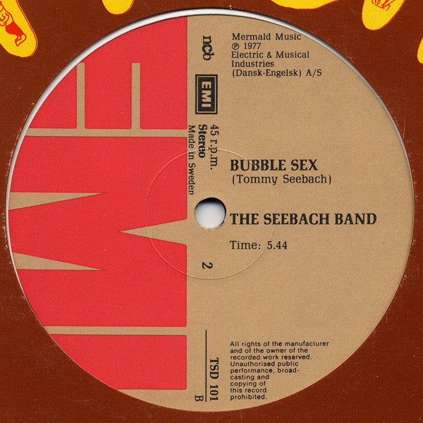 The Seebach Band : Apache / Bubble Sex (12", Single)