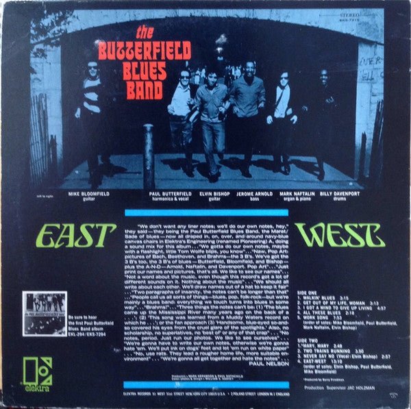 The Paul Butterfield Blues Band : East-West (LP, Album)