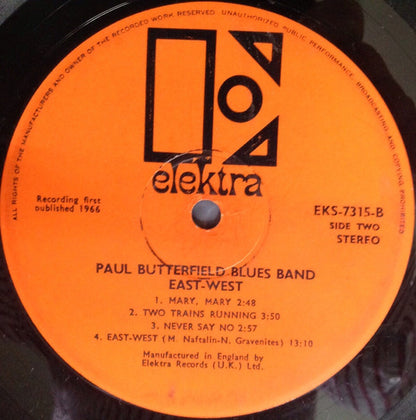 The Paul Butterfield Blues Band : East-West (LP, Album)