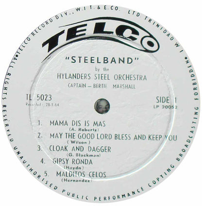 The Hylanders Steel Orchestra : Steelband - Calypsoes And Classics (LP)