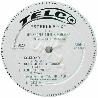 The Hylanders Steel Orchestra : Steelband - Calypsoes And Classics (LP)