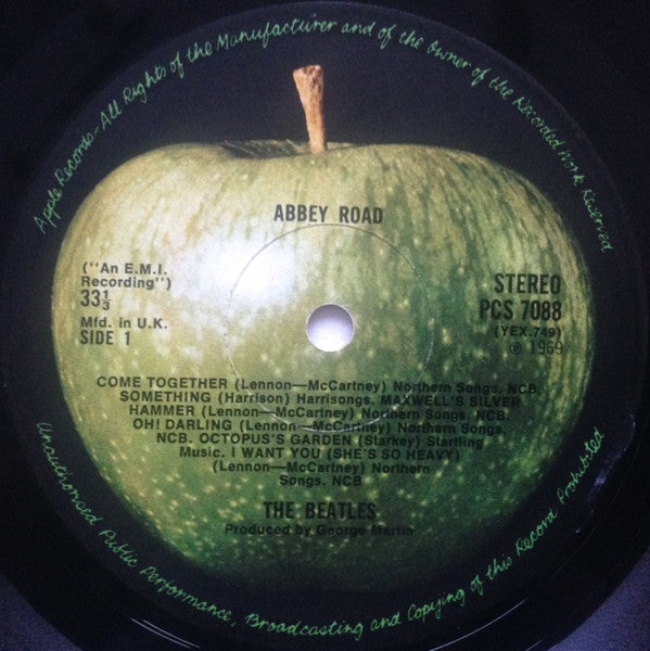 The Beatles : Abbey Road (LP, Album, Mis)