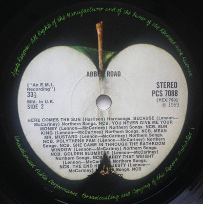 The Beatles : Abbey Road (LP, Album, Mis)