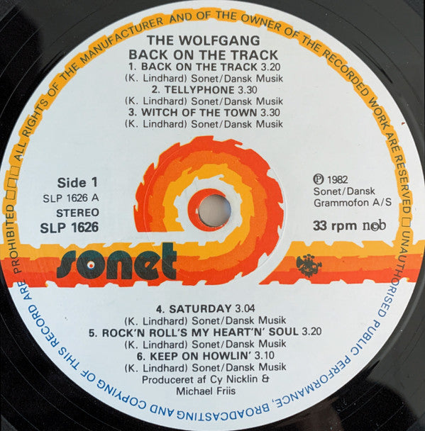 The Wolfgang : Back On The Track (LP, Album)