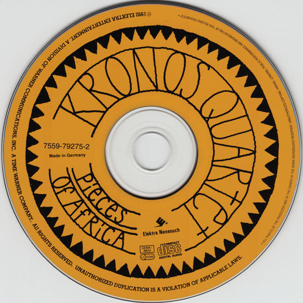 Kronos Quartet : Pieces Of Africa (CD, Album)