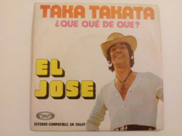 El José : Taka Takata (7", Single)