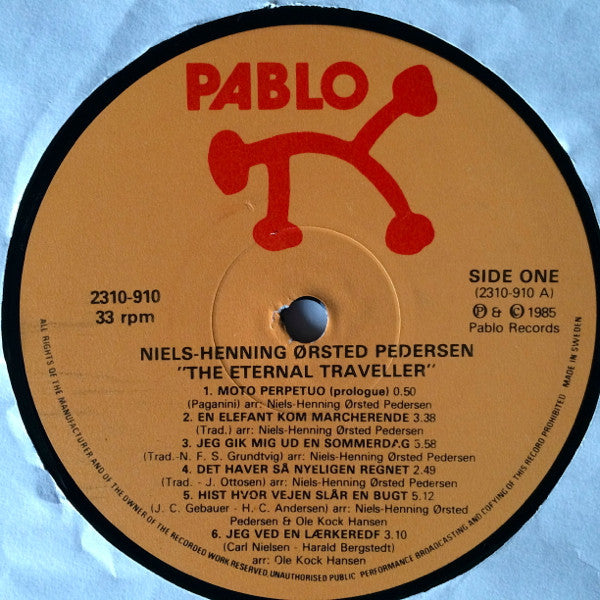 Niels-Henning Ørsted Pedersen : The Eternal Traveller (LP, Album)