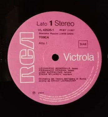 Giacomo Puccini : Tosca (2xLP, Album)
