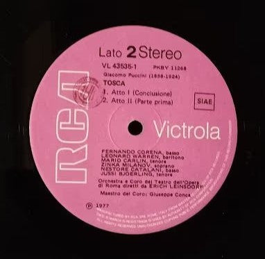 Giacomo Puccini : Tosca (2xLP, Album)