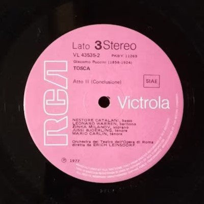 Giacomo Puccini : Tosca (2xLP, Album)