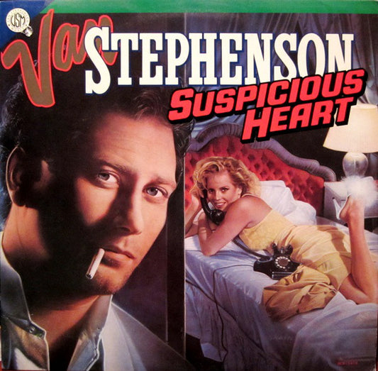 Van Stephenson : Suspicious Heart (LP, Album, Pin)